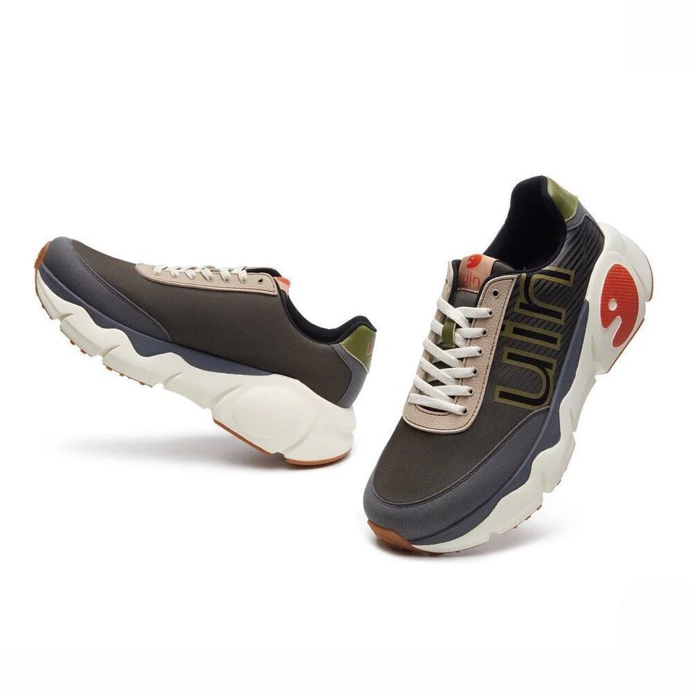 UIN Men's Travel Walking Shoes Fashion Sneaker (BARLEY CORN SOTOGRANDE I)
